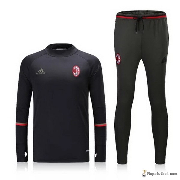 Chandal AC Milan 2016/17 Negro